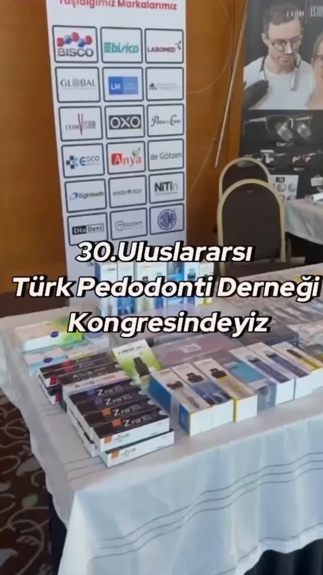 30.Uluslararsı Türk Pedodonti derneği kongresindeyiz.